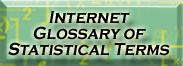 Click to go to the Online Glossary of Statistical Terms