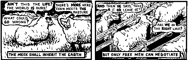 sheep to slaughter