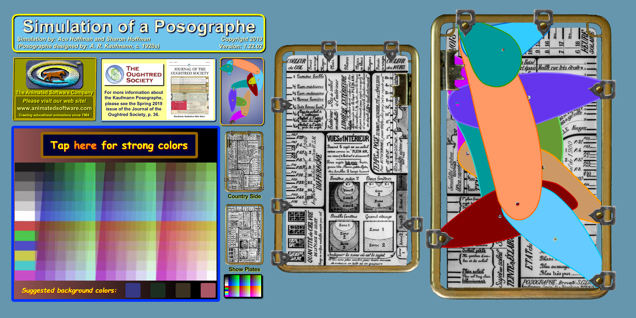 Posographe screen capture