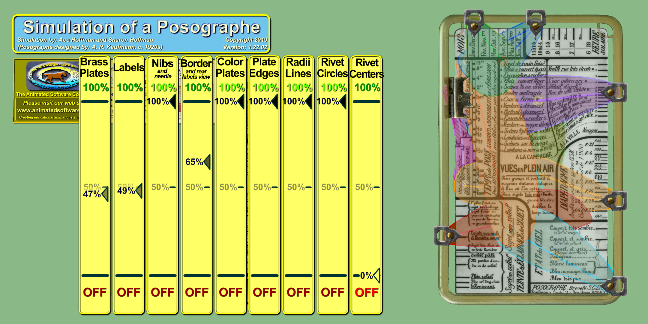 Posographe screen capture